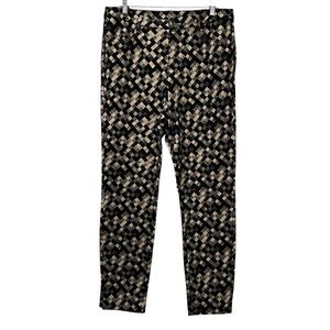 Soft Surroundings Large Mosaica Patterned Stretchy Pull On Pants P5
